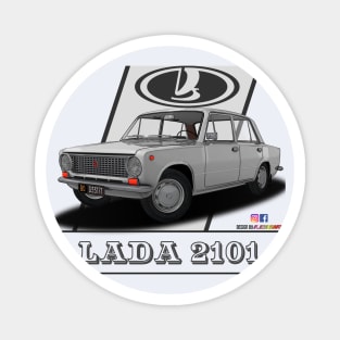 Lada 2101 1970 White Magnet